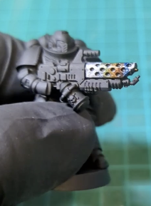 how to create a hot metal effect for space marines