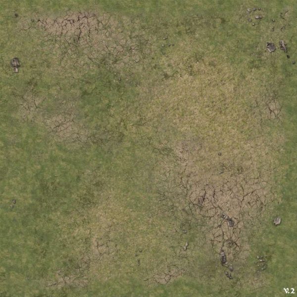 Grassy Fields Gaming Mat 2x2 v.2 2