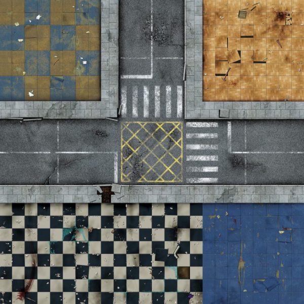 City Block Gaming Mat 2